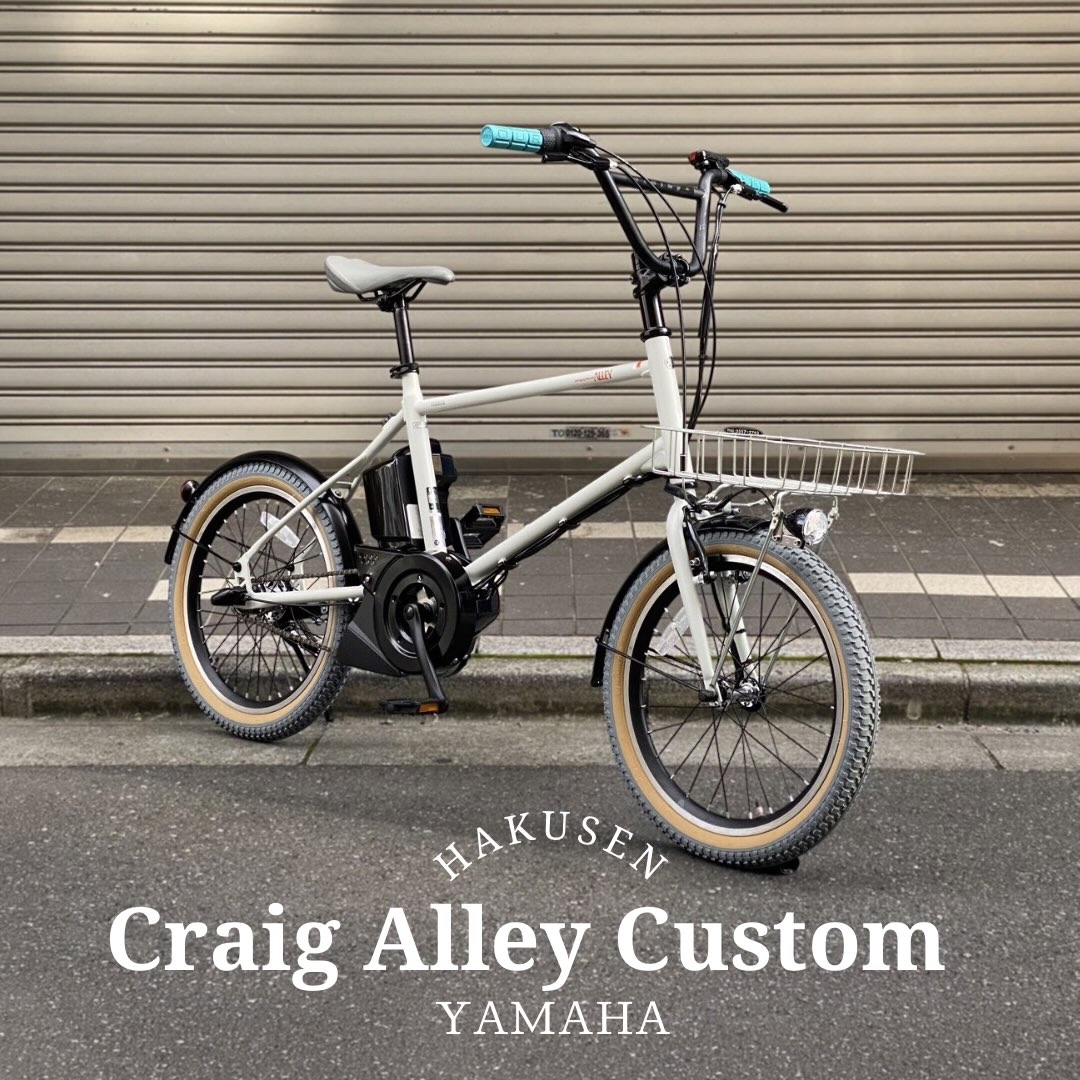YAMAHA PAS CRAIG ALLEY ハクセン施工写真